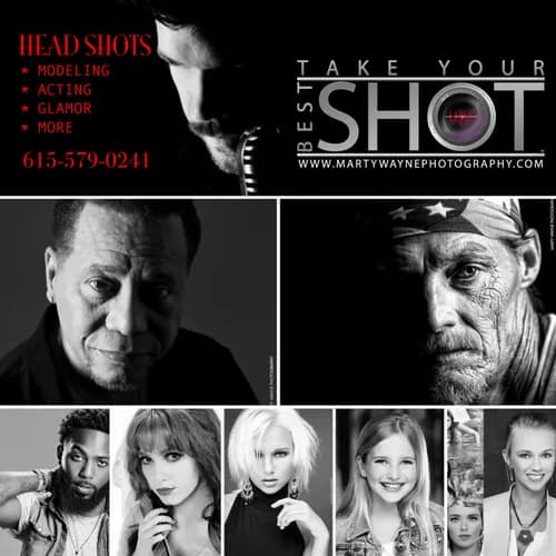Featured Headshots photography by Marty Wayne, Nashville TN